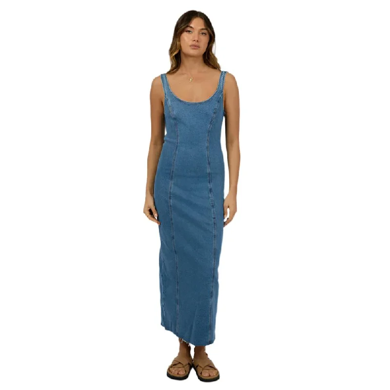 Alexandra Midi Dress - Womens Comfortable Knitwear Midi Dress