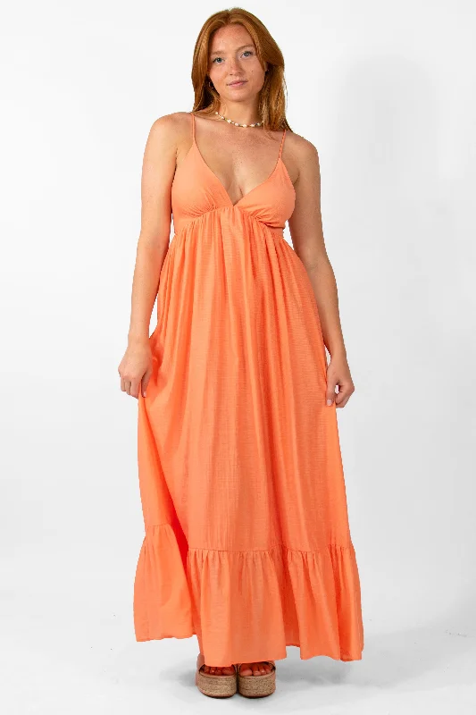 Shine Bright Maxi Dress Trendy Ruffled Maxi Dress