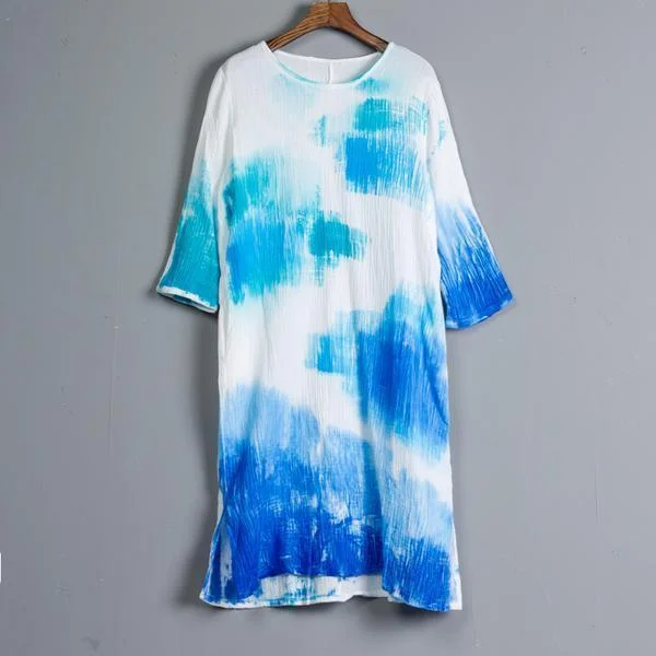 Blue and White