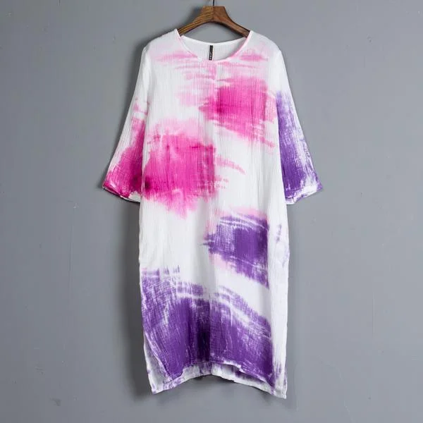 Purple and White