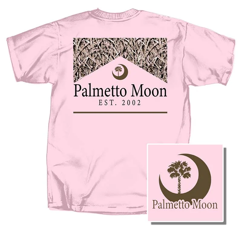 Camo Label Short Sleeve T-Shirt in Pale Pink Oversized T-Shirt Spandex breathable