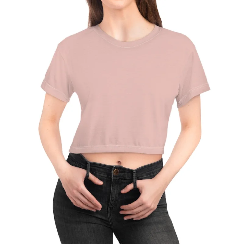 Dusty Rose II Crop Tee Polka Dot Checkered Tartan