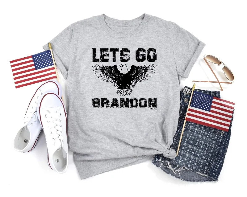 Let’s Go Brandon Eagle Tee Terry Blend Velvet Blend Canvas Blend