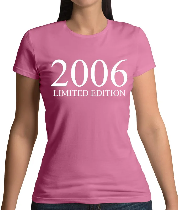 Limited Edition 2006 Womens T-Shirt Notch Collar Peter Pan Collar Cowl Neck