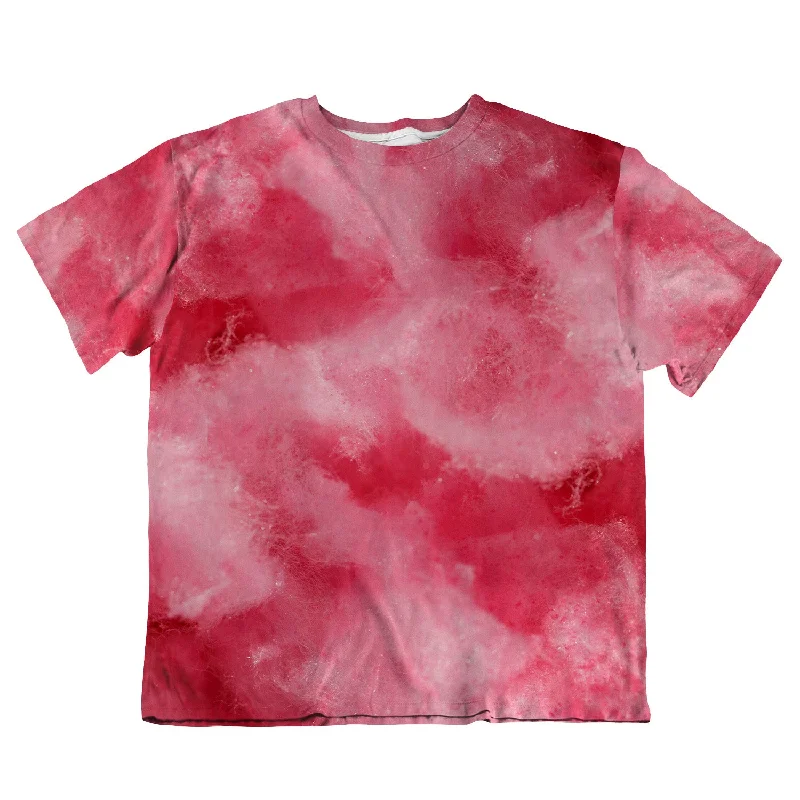 Unisex Oversized Tee - Cotton Candy Boxy Fit Fitted Loose