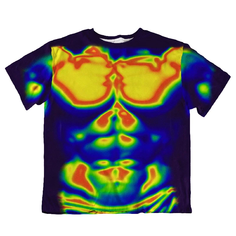 Unisex Oversized Tee - Heatmap Iron Safe Non-Iron Wrinkle Free