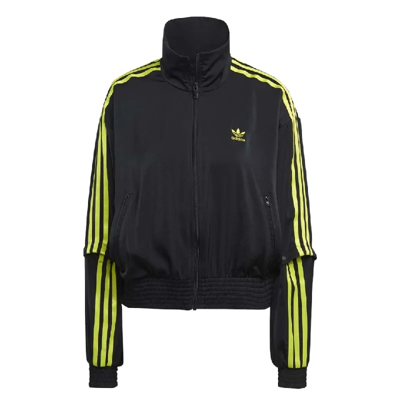 adidas - Women's Satin Firebird Track Jacket (IJ5015) Nylon Fabric Polyester Fabric Spandex Fabric