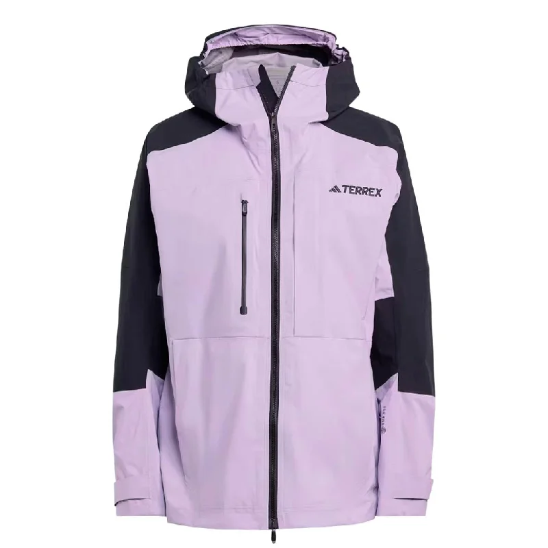 adidas - Women's Terrex Xploric Rain.Rdy Hiking Jacket (HM4079) Front Pockets Side Pockets Patch Pockets