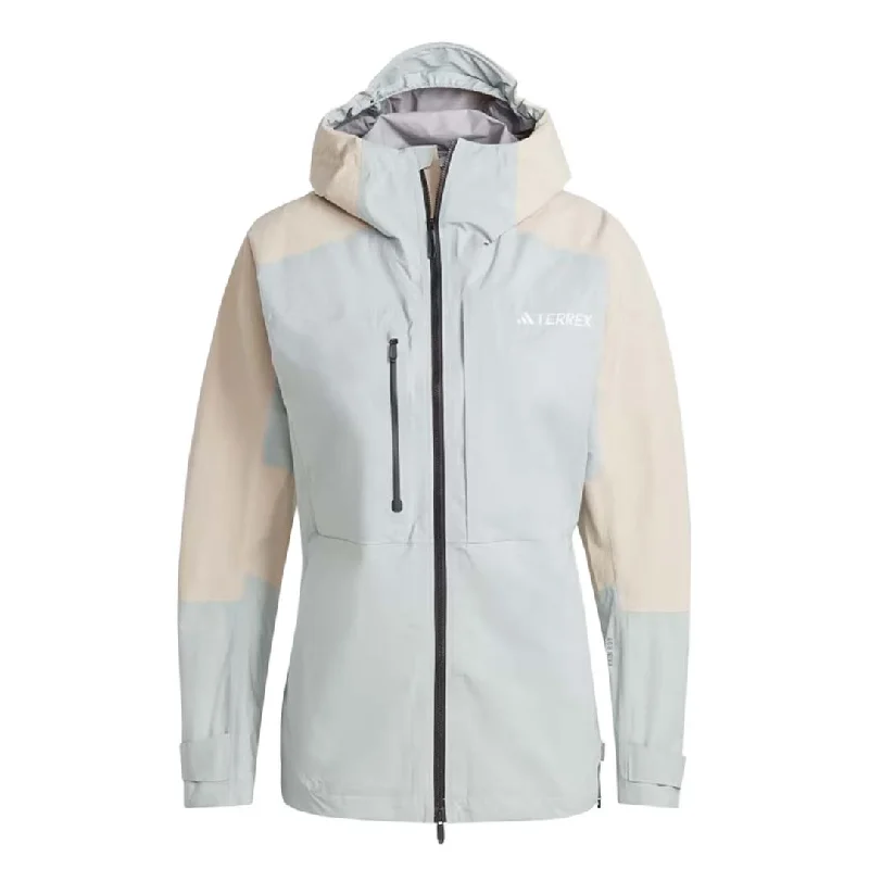 adidas - Women's Terrex Xploric RAIN.RDY Hiking Jacket (IB4267) Collared Jacket Crew Neck Jacket Turtle Neck Jacket