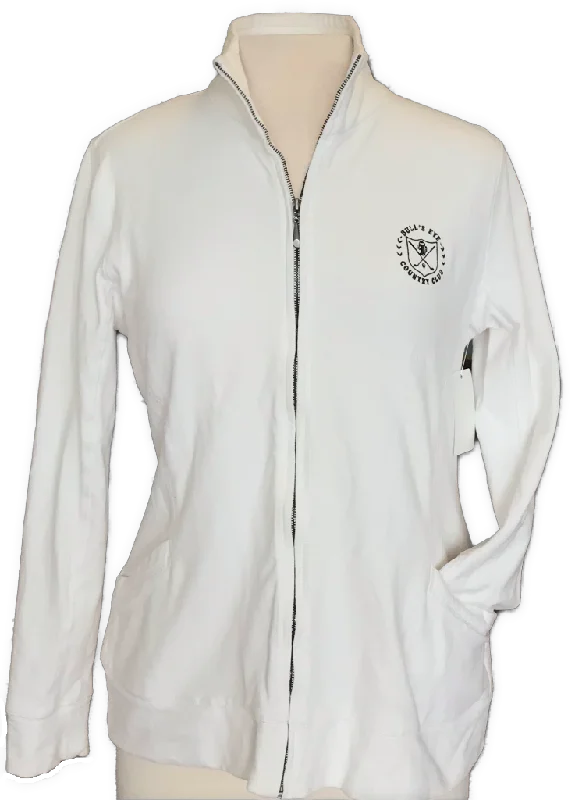 Gear for Sports White Logo Full Zip Jacket Size L MSP$65 Zippered Jacket Buttoned Jacket Snapped Jacket