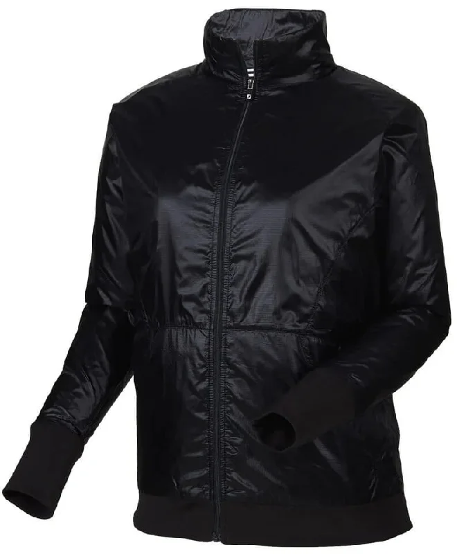 New Footjoy Full-Zip Shiny Black Jacket Size S Snapped Jacket Toggled Jacket Drawstring Jacket