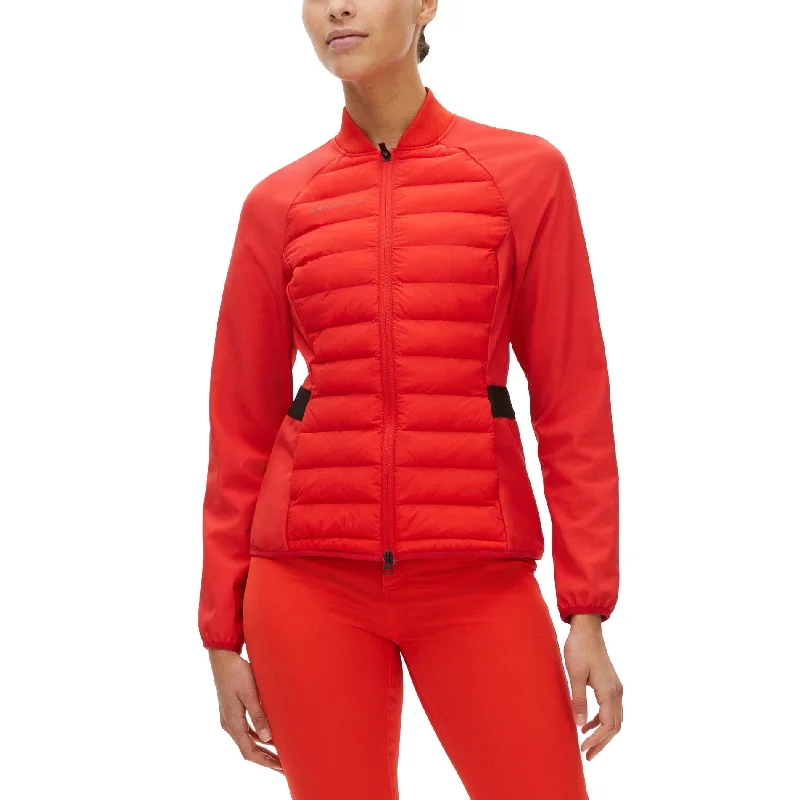 Rohnisch Women's Force Golf Jacket - Flame Scarlet Faux Fur Jacket Real Fur Jacket Shearling Jacket