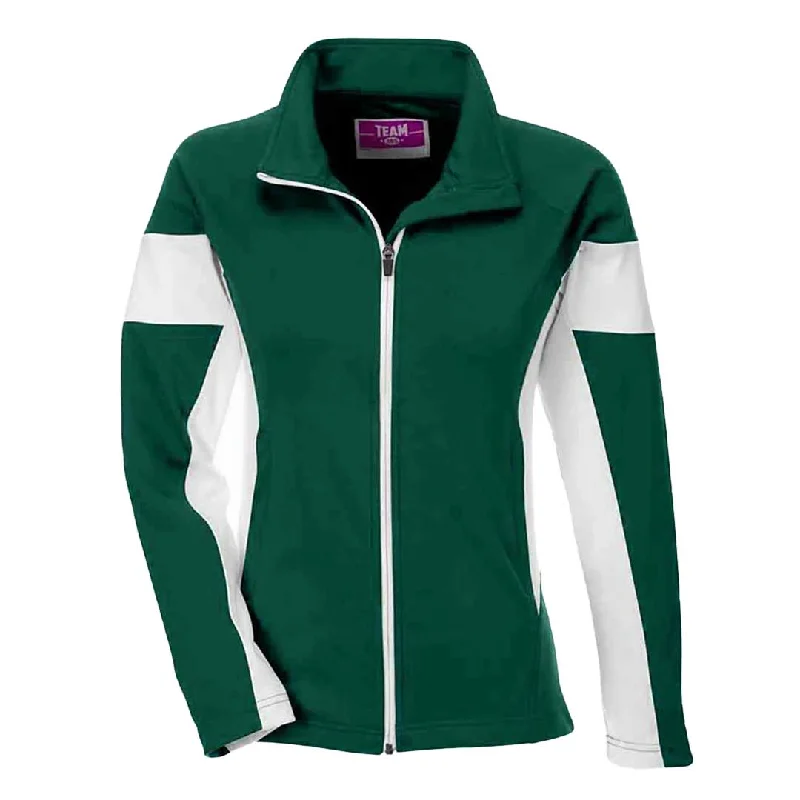 Team365 - Women's Elite Performance Full Zip Jacket (TT34W 21) Embroidered Jacket Appliqued Jacket Beaded Jacket