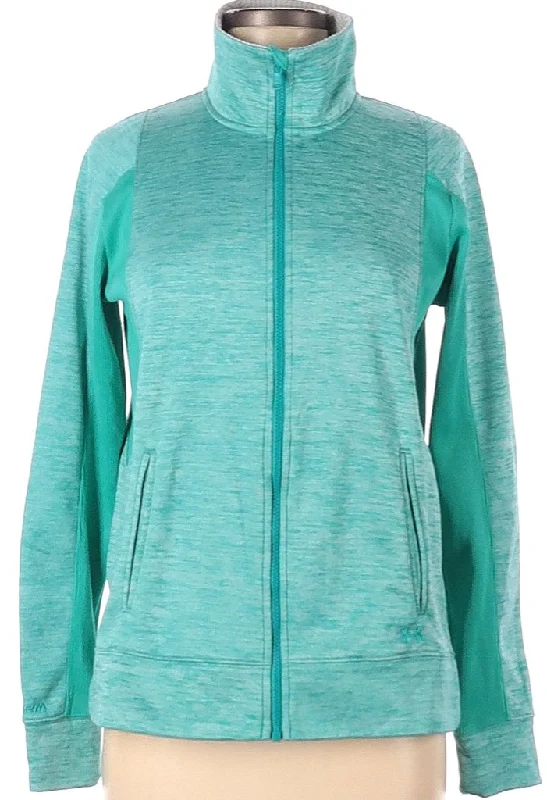 Under Armour Jade Heather Storm Full-Zip Jacket Size M MSP$85 Print Jacket Jacquard Jacket Embroidered Jacket