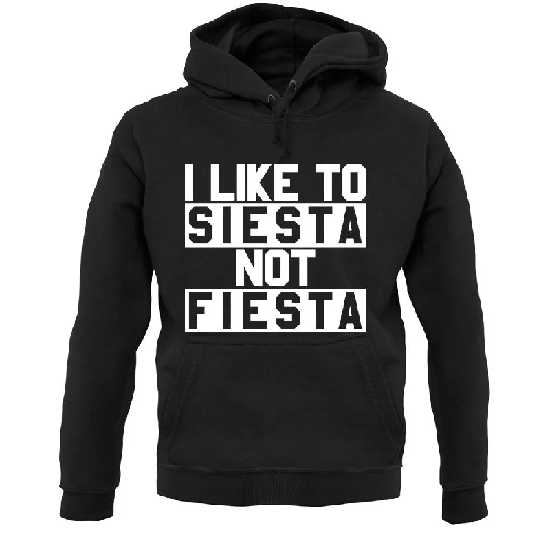 I Like To Siesta Not Fiesta Unisex Hoodie Hoodie with Gradient Ombre Colorful