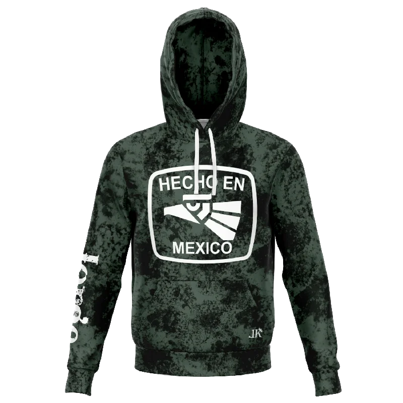 Personalized Hecho En Mexico Hoodie Hoodie with Button Classic Timeless