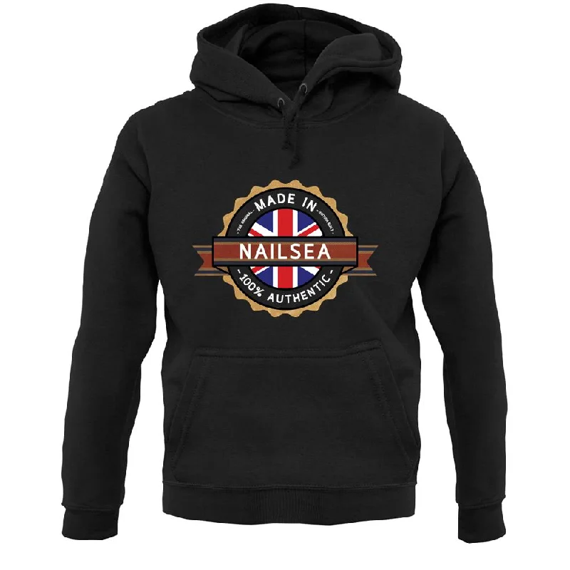 Made In Nailsea 100% Authentic Unisex Hoodie Hoodie with Turtle Neck Cozy Winter