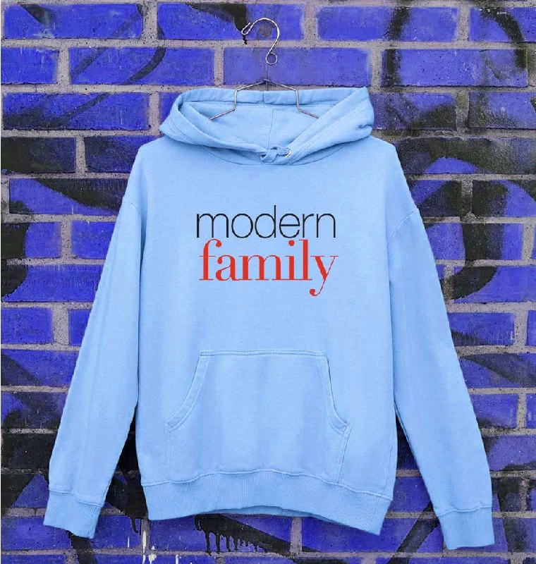 modern family Unisex Hoodie for Men/Women Hoodie with Ribbed Hem Stretchable Secure