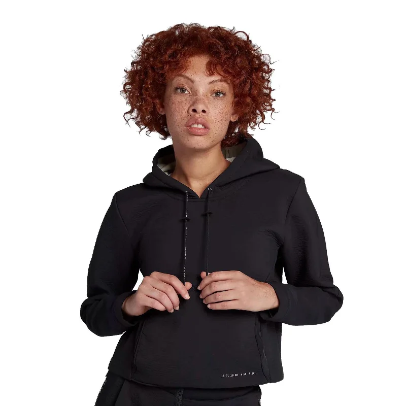 Nike Sportswear Tech Pack Packable Women's Hoodie Black Hoodie with Pattern Geometric Abstract