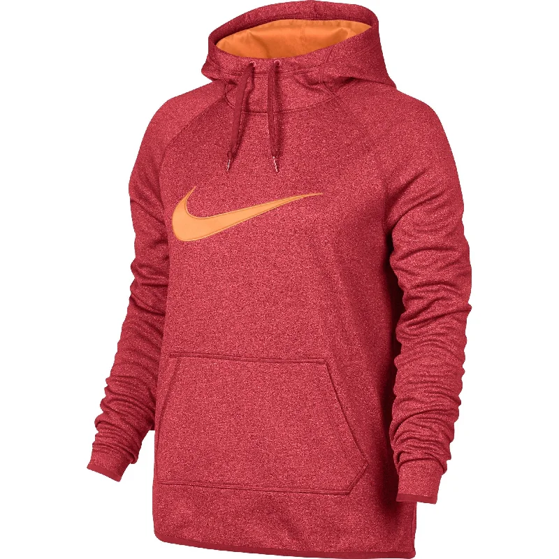 Nike Women's Therma Hoodie Ember Glow Hoodie with Tie-Dye Psychedelic Retro