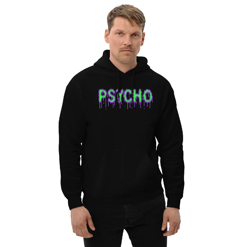 Psycho Mental Personality Unisex Hoodie Sweatshirt Hooded Sweatshirt Casual Wear Street Style