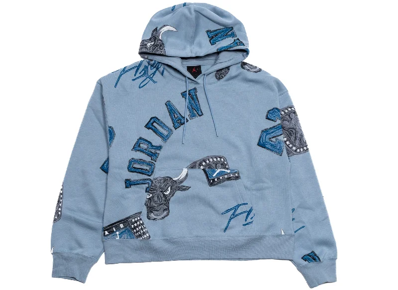 Women's Jordan Brooklyn Fleece Hoodie Hoodie with Print Artistic Unique