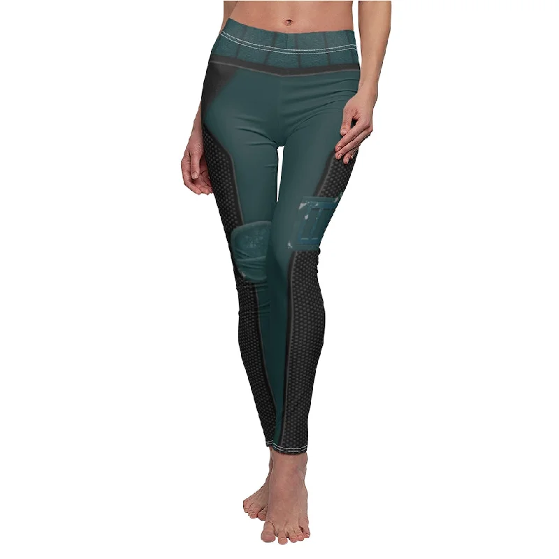 Cara Dune Legging, Mandalorian Costume Elegant Casual Fit Leggings