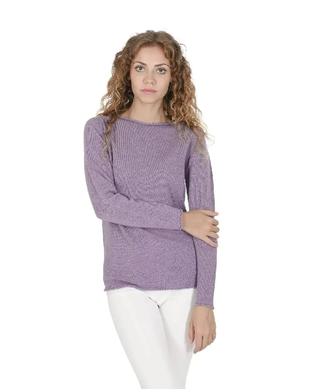 Cashmere Boatneck Sweater - Italian Craftsmanship - L Front Pockets Side Pockets Patch Pockets