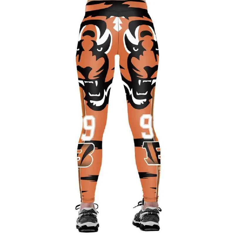 Cicinnati Bengals 3D Print YOGA Gym Sports Leggings High Waist Fitness Pant Workout Trousers Stylish Ultra Stretch Leggings