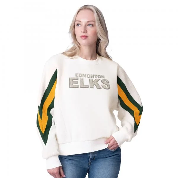 Edmonton Elks Womens Punt Sweater Welt Pockets Slit Pockets Flap Pockets