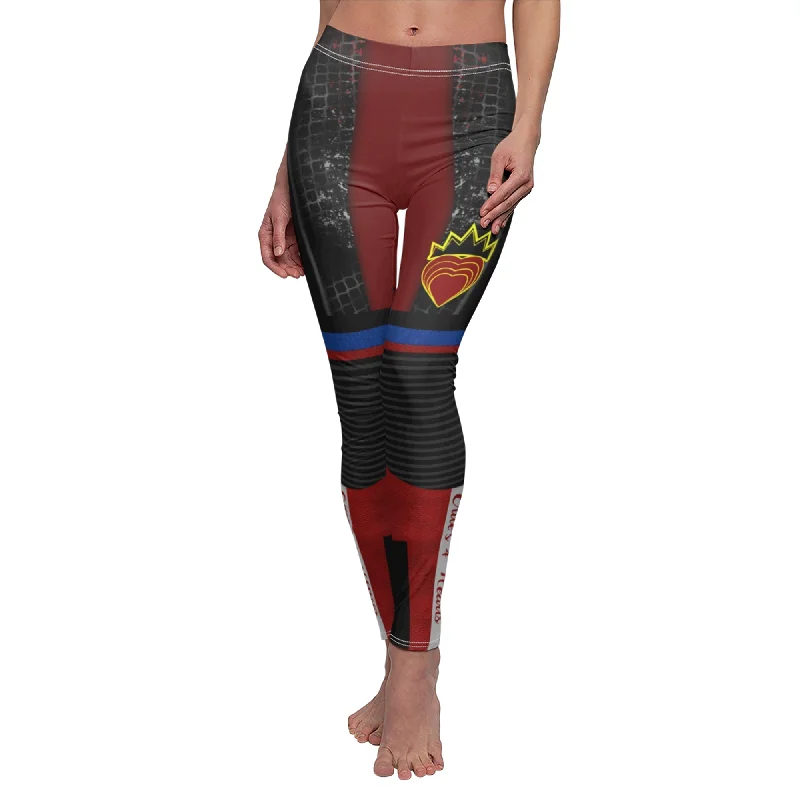 Evie Legging, Descendants 3 Costume Fashionable Embroidered Detail Leggings