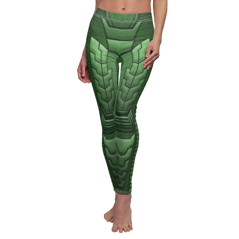 Green Goblin Legging, No Way Home Cosplay Costume Cozy Reflective Detail Leggings