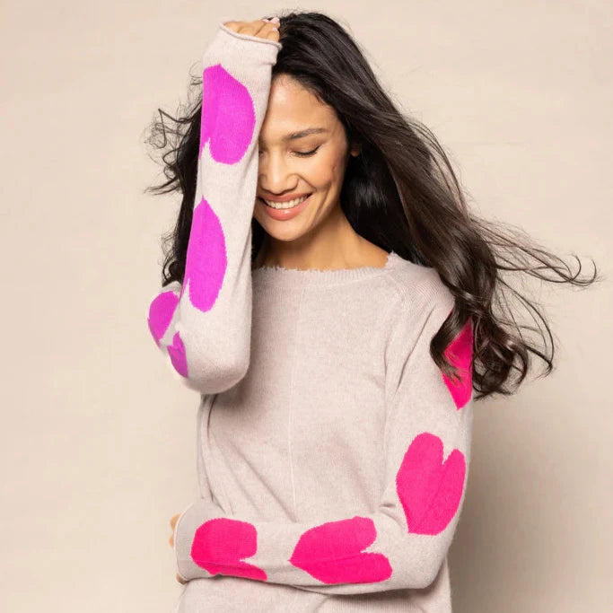 Heart Stealer Cashmere Sweater | Birch Stretchy Elastic Breathable