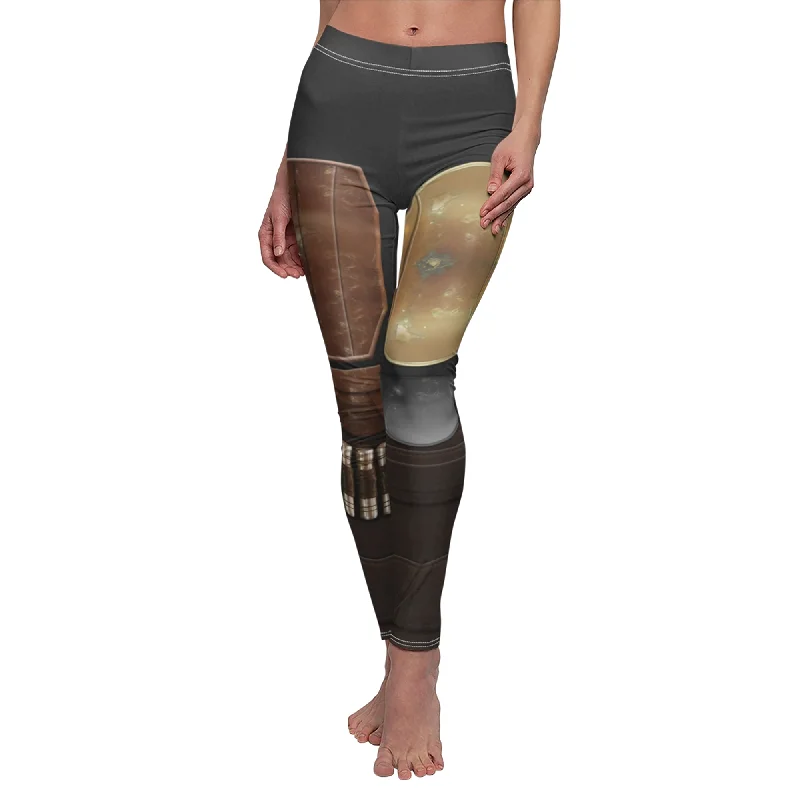 Mandalorian Armor Legging, Mandalorian Costume Comfortable Slim Fit Leggings