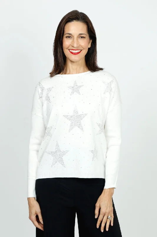 Metric Sweater With Stars Nylon Fabric Polyester Fabric Spandex Fabric