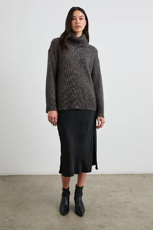 NADINE SWEATER - THUNDER Oversized Loose Flowy