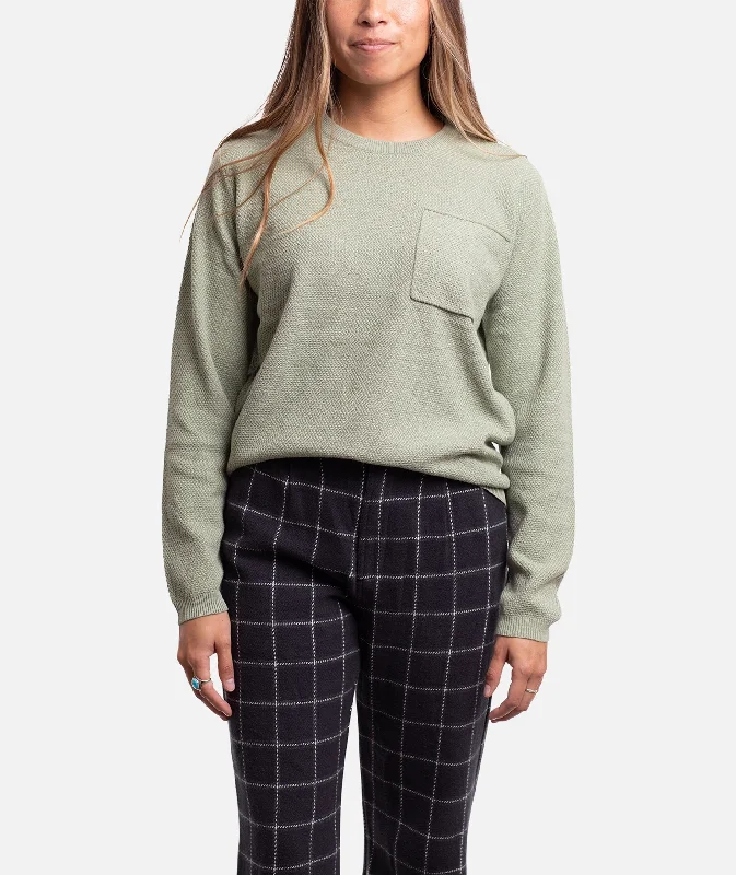 Seaway Sweater - Sage Green Stylish Fashionable Trendy