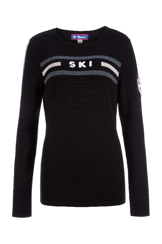 Ski Sweater Zippered Front Buttoned Front Snap Front