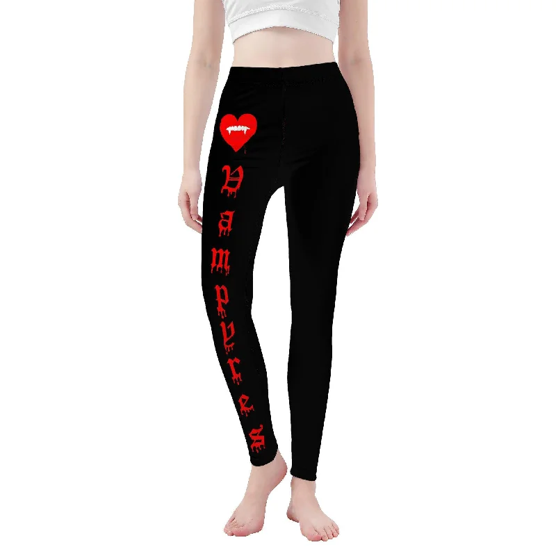 Vampyres Yoga Leggings Fashionable Fitted Workout Leggings