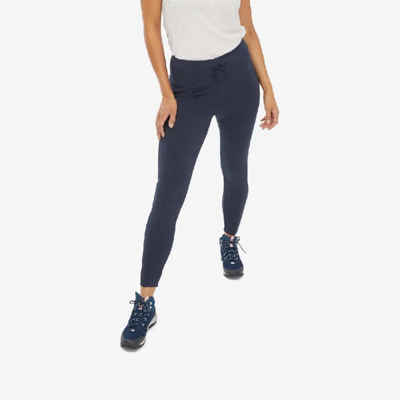 Women's Hiking Leggings - NH100 Stylish Side-Stripe Leggings