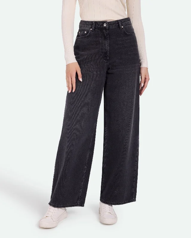 Aiyas 3813 Jeans - Black Trendy Low-Rise Slim Jeans