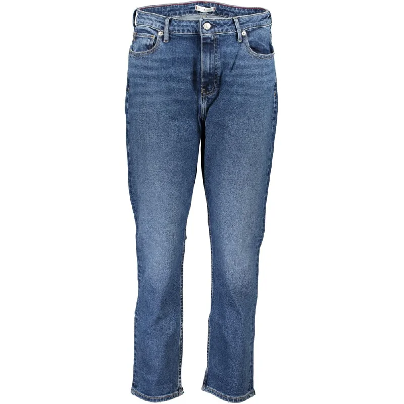 Blue Cotton Jeans & Pant Comfortable Ankle Jeans