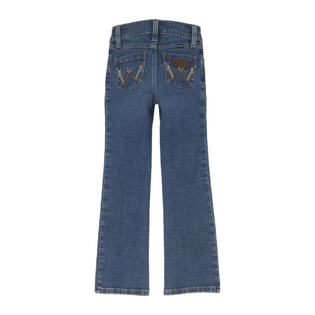 Girl's Shelli Wrangler Retro Jeans Comfortable Zip-Fly Denim Jeans