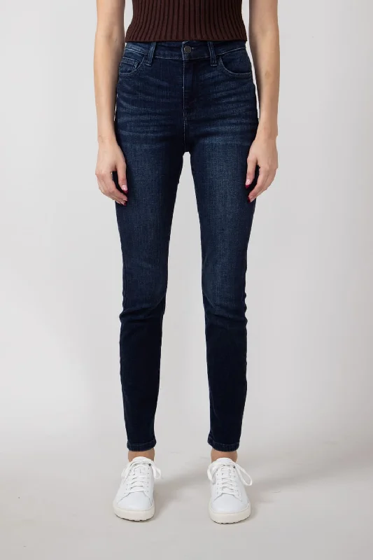 Judy Blue High Rise Clean Skinny Jeans for Women | 82132REG Stylish Plus Size Denim Jeans