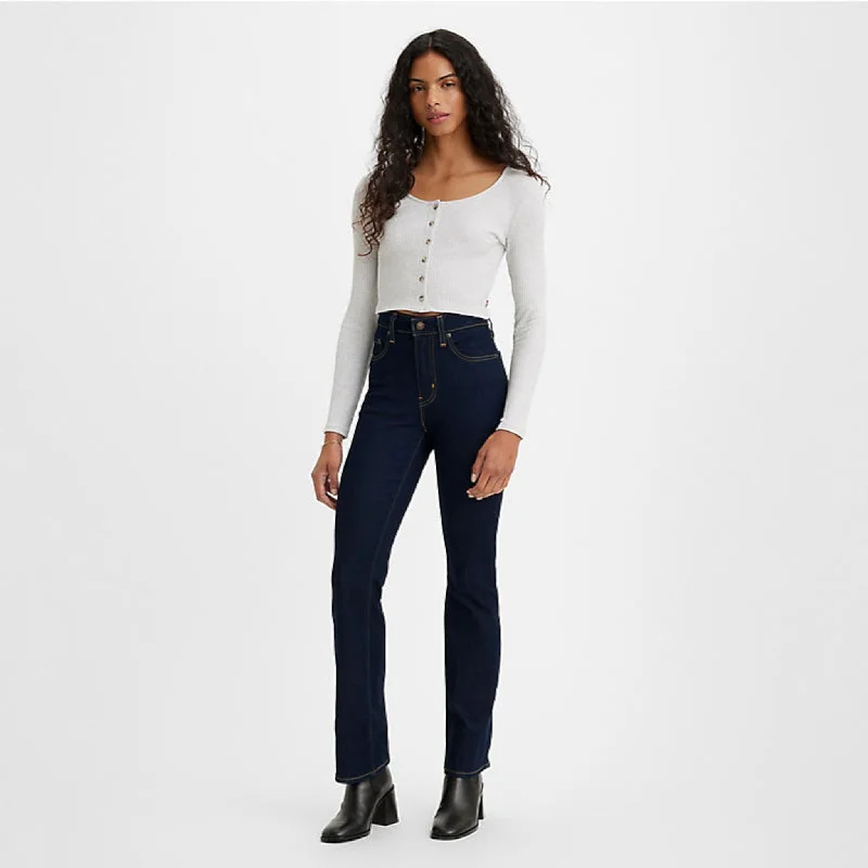 Levi's 725 High Rise Women's Bootcut Jeans - Cast Shadows Trendy Skinny Fit Jeans