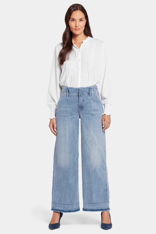 Mona Wide Leg Trouser Jeans - State Comfortable Ankle Jeans