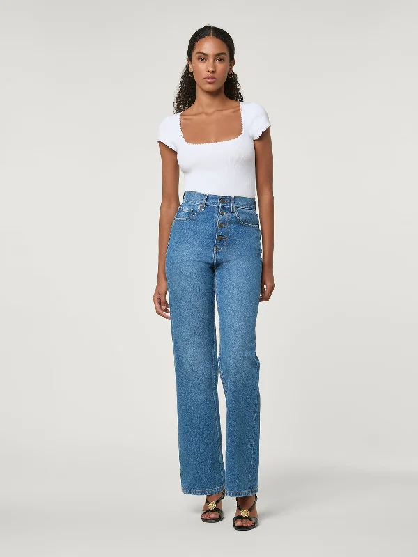 MONTORGUEIL Jeans Trendy Layered Pocket Jeans