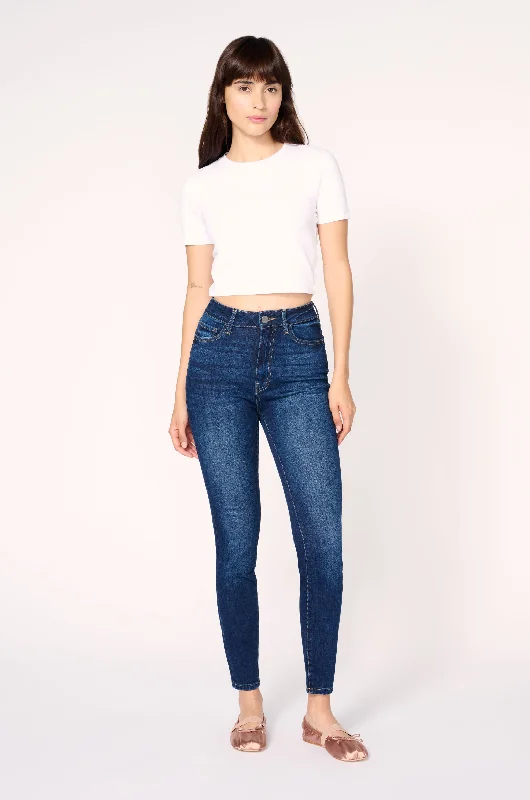 MXP - HIGH RISE JEANS | TWILIGHT Stylish High-Waist Skinny Denim