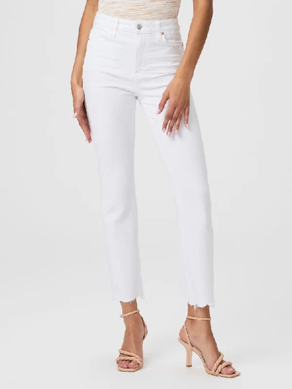 Paige Claudine Jeans Lived In Crisp White Surfside Fashionable Bootcut Jeans