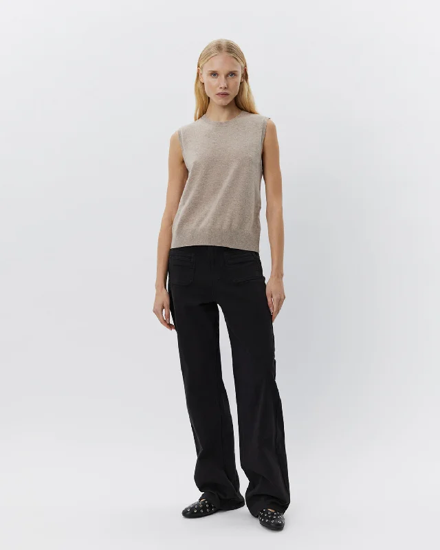 NOENNESW HIGH JEANS - Black Fashionable Mom Jeans